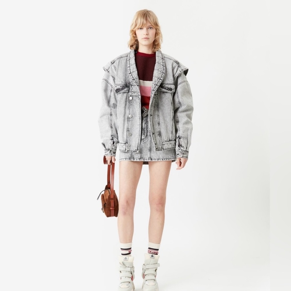 Isabel Marant Veronica convertible denim jacket vest